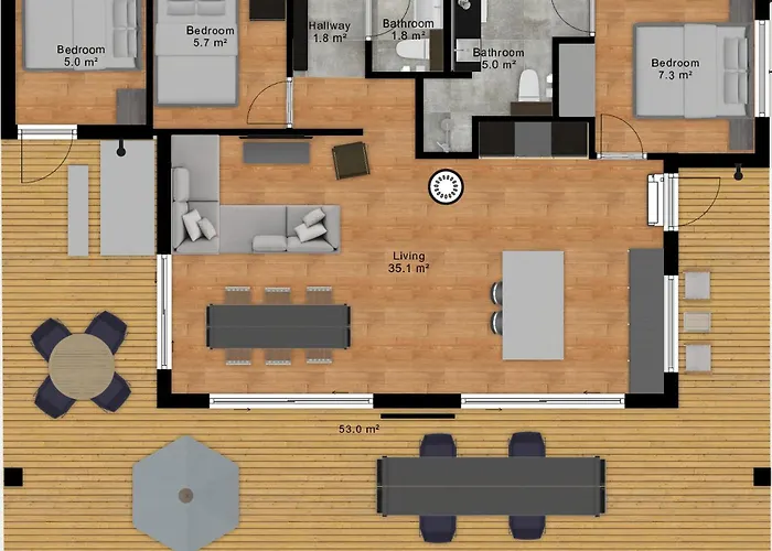 New House 200 Meters From The Waterfront Semesterbostad *